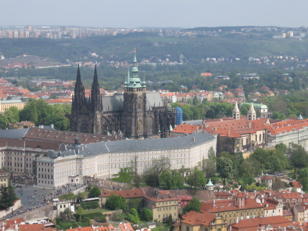 Archikatedra Świętych Wita, Wacława i Wojciecha w Pradze Widok na Archikatedrę Świętych Wita, Wacława i Wojciecha w Pradze